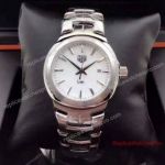 Tag Heuer Link Lady Replica Watch Stainless Steel White